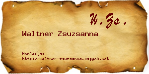 Waltner Zsuzsanna névjegykártya